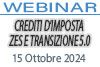 15/10/2024 Webinar Formativo - Crediti d'Imposta ZES e Transizione 5.0