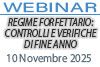 Webinar 10/11/2025 - Regime Forfettario: controlli e verifiche di fine anno
