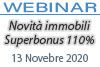 13/11/2020 Webinar Formativo: Superbonus 110%