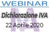 22/04/2020 Webinar Formativo: "Novità IVA 2020" (Prof. Nicola Forte)