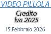 15/02/2026: Videopillola: Credito Iva 2025