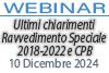 26/03/2025 Webinar Formativo - Ultimi chiarimenti su Ravvedimento Speciale 2018-2022 e CPB