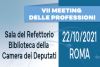 22 Ottobre 2021, Roma: VII Meeting delle Professioni - Sala del Refettorio, Biblioteca della Camera dei Deputati